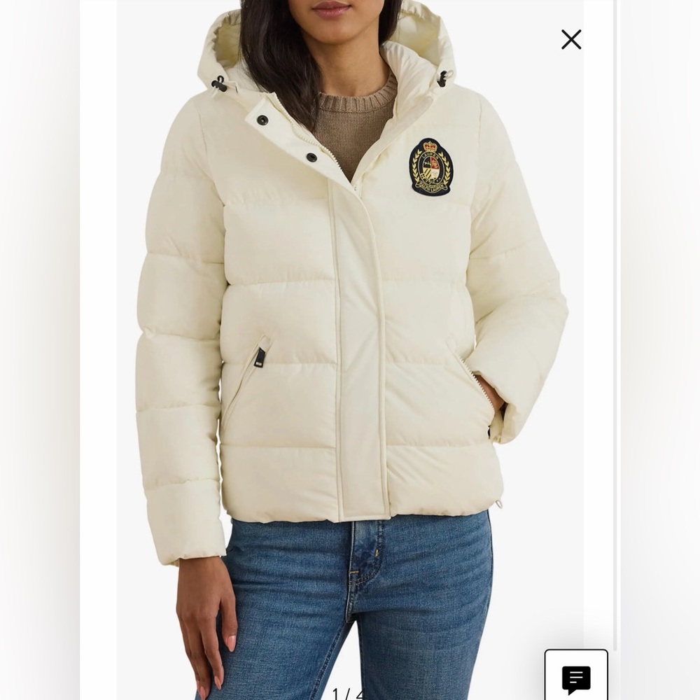 NWT Lauren Ralph Lauren Crested Puffer Jacket Sz S,L